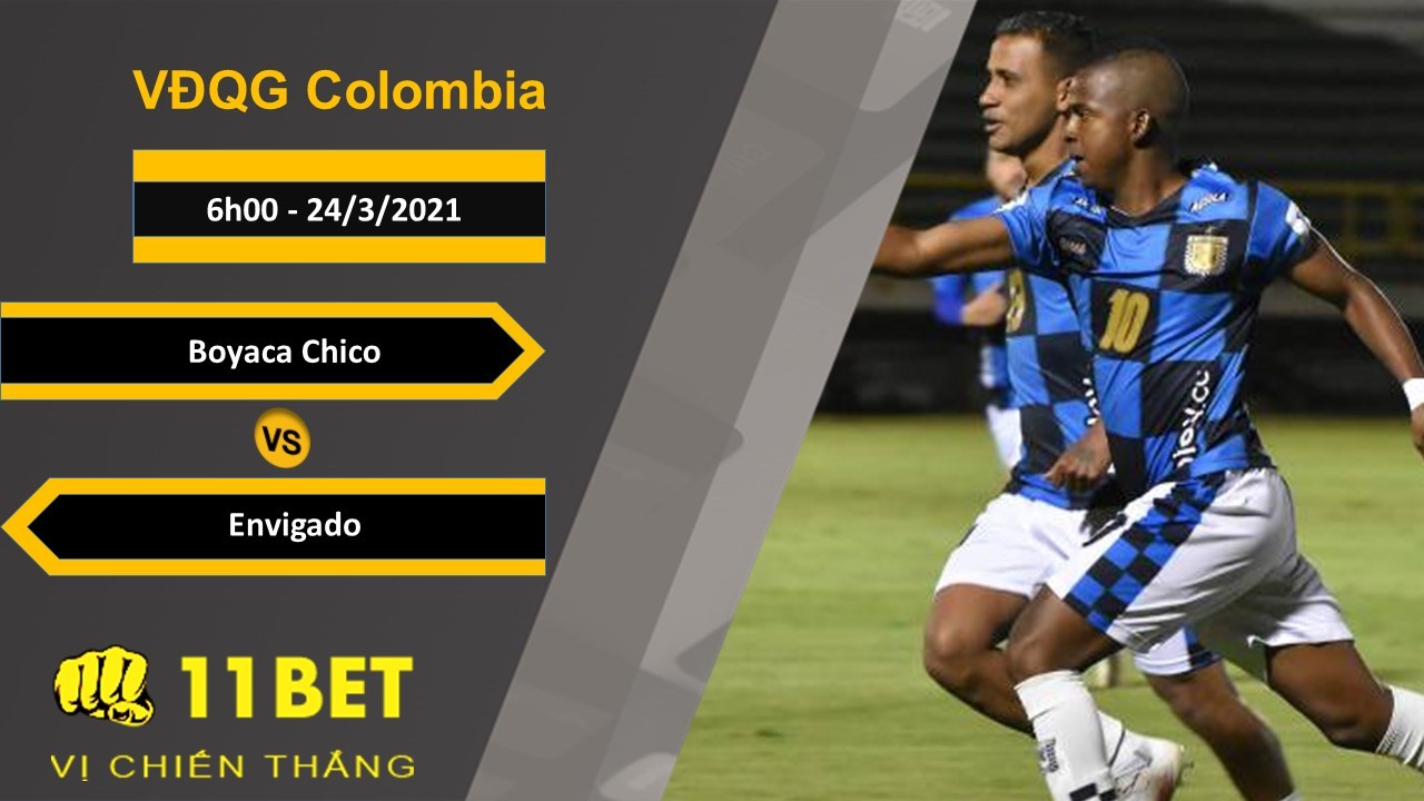 11BET Soi kèo Boyaca Chico vs Envigado, 6h00, 24/3/2021