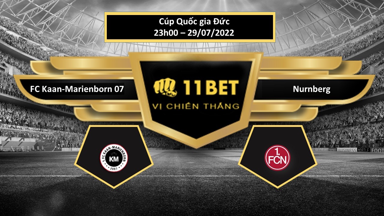 11BET Tip bóng đá  FC Kaan-Marienborn 07 vs Nurnberg , hôm nay 29/07/2022