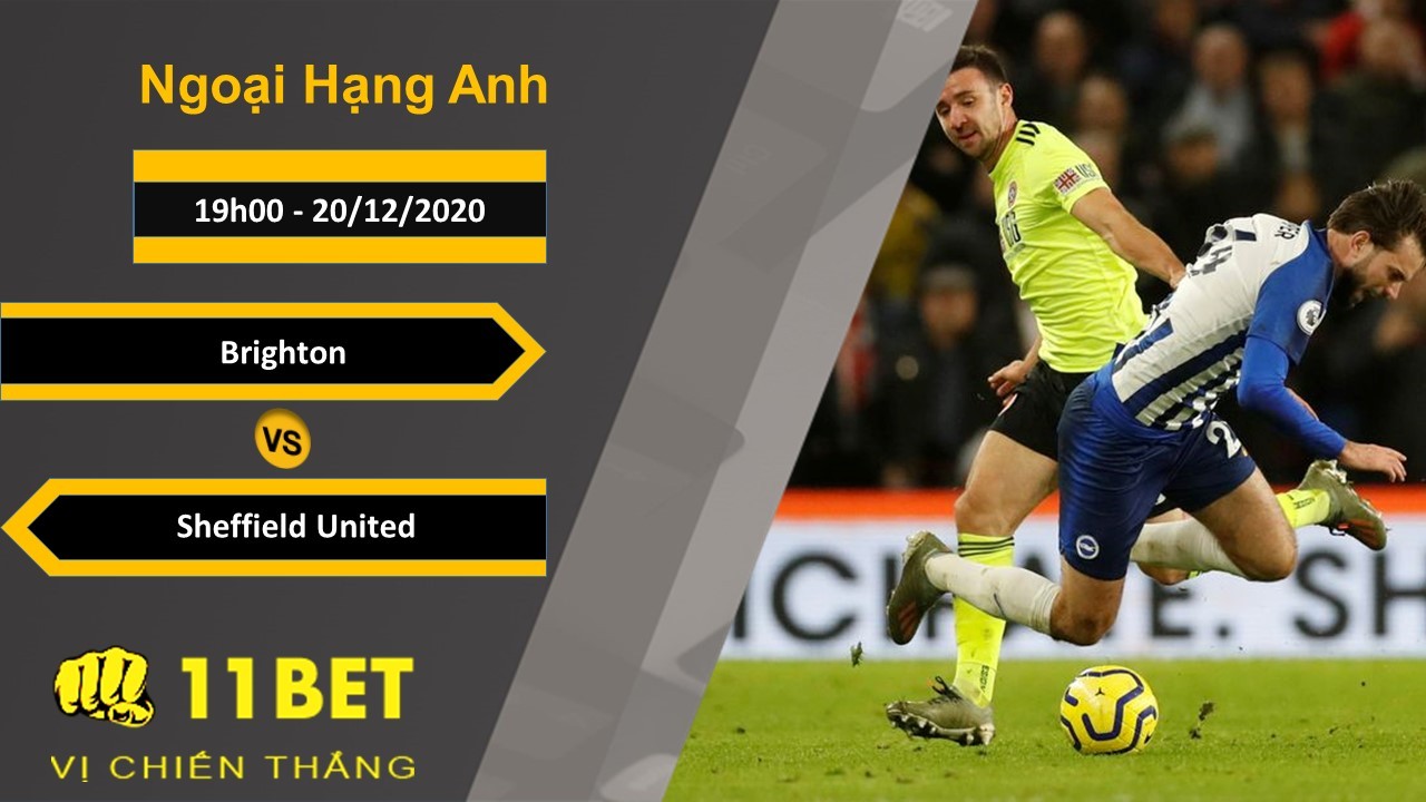 11BET Soi kèo Brighton vs Sheffield United, 19h00, 20/12/2020
