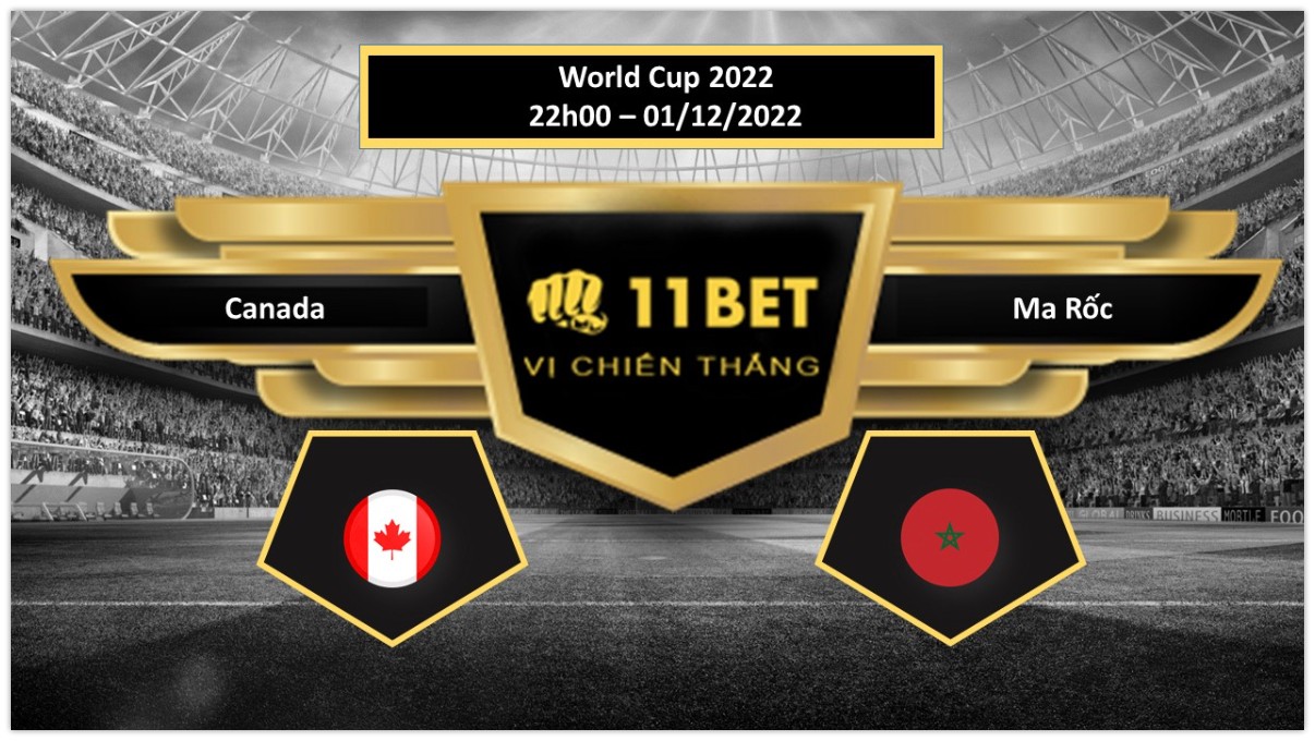 11BET Tip bóng đá Canada vs Ma Rốc, hôm nay 01/12/2022