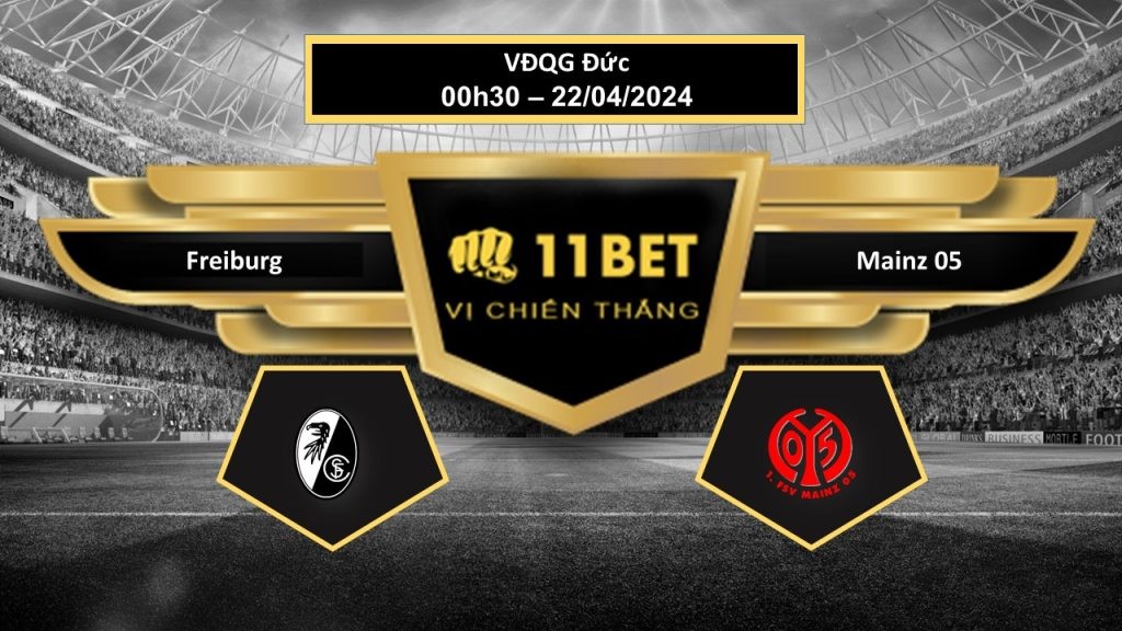 11BET Tip bóng đá    Freiburg vs Mainz 05, hôm nay 22/04/2024