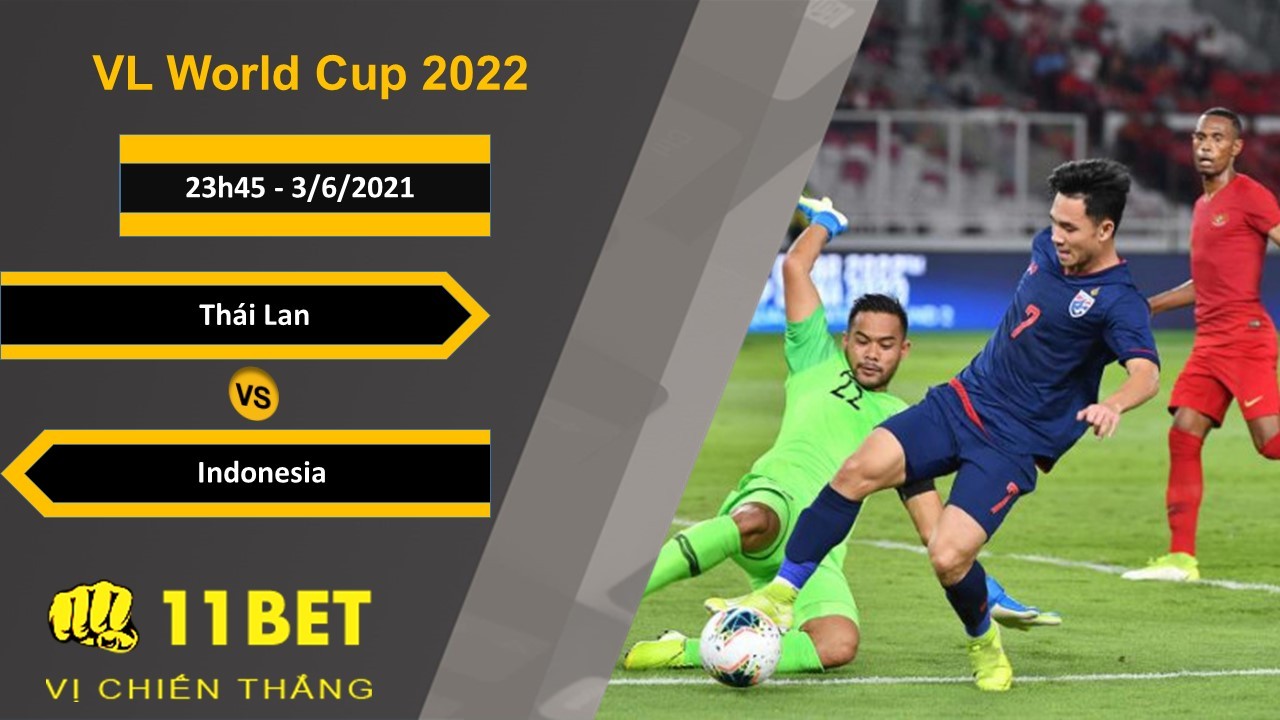 11BET Soi kèo Thái Lan vs Indonesia, 23h45, 3/6/2021