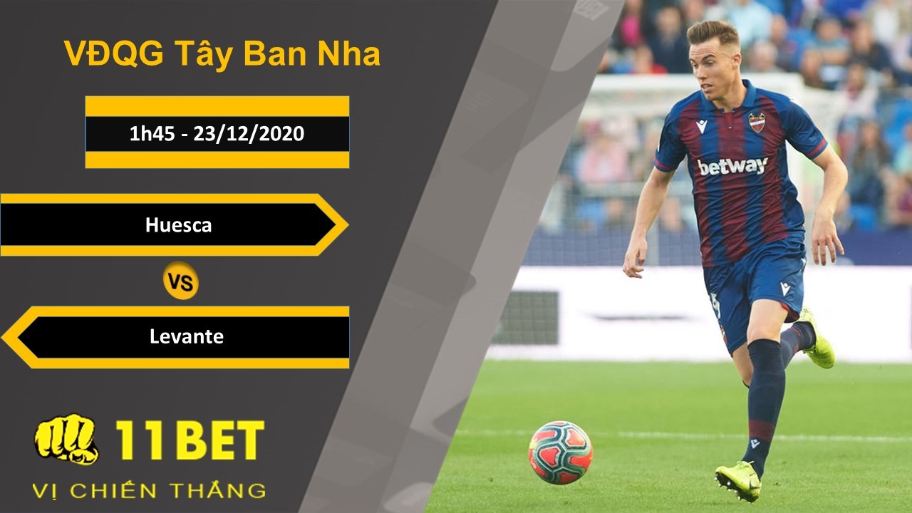 11BET Soi kèo Huesca vs Levante, 1h45, 23/12/2020