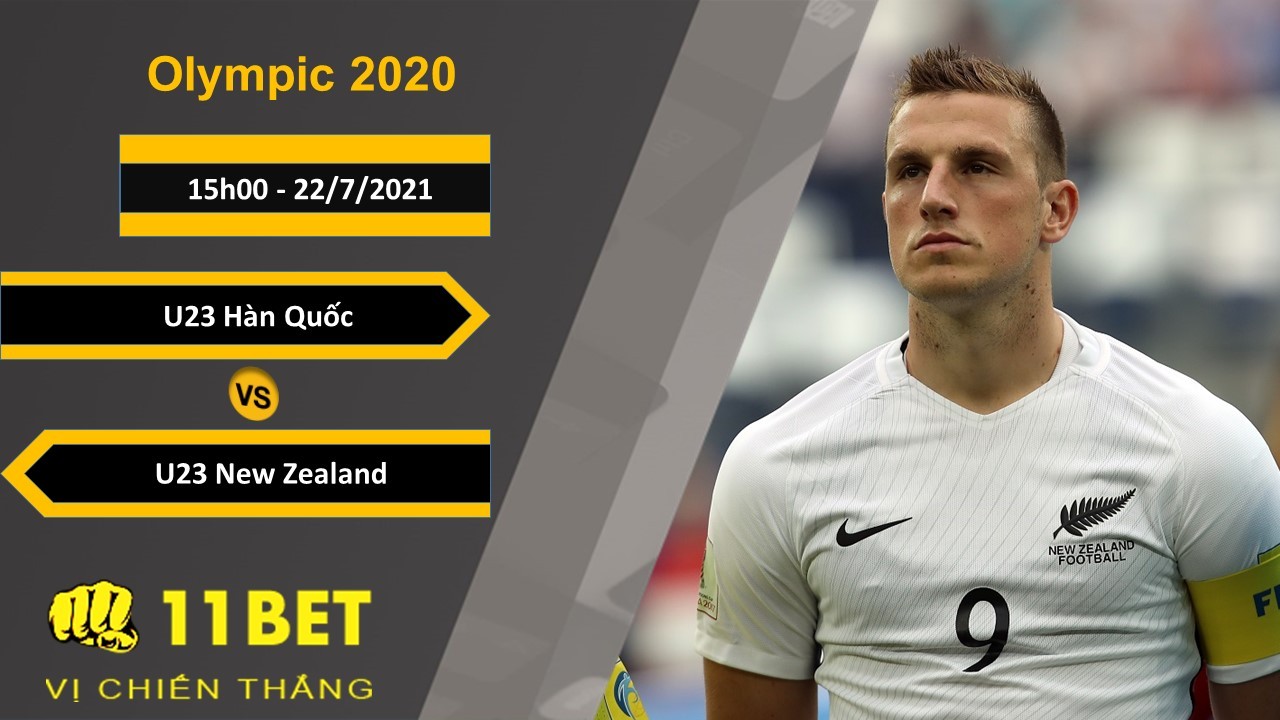 11BET Soi kèo U23 Hàn Quốc vs U23 New Zealand, 15h00, 22/7/2021
