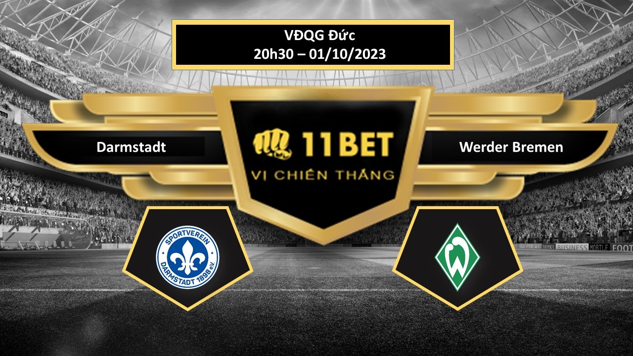 11BET Tip bóng đá  Darmstadt vs Werder Bremen, hôm nay 01/10/2023