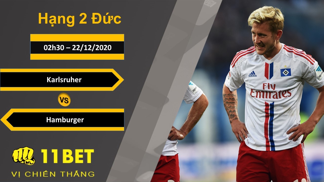 11BET Soi kèo Karlsruher vs Hamburger, 02h30, 22/12/2020