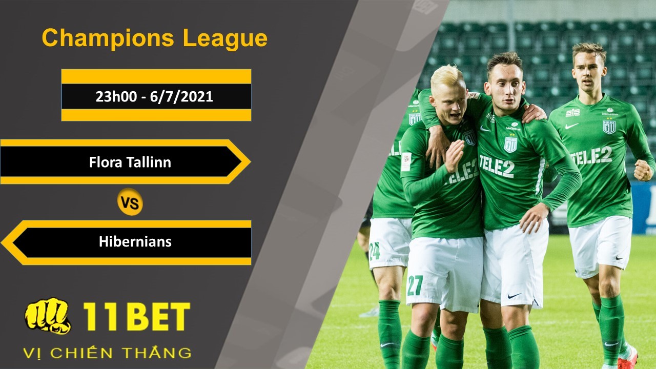 11BET Soi kèo Flora Tallinn vs Hibernians, 23h00, 6/7/2021