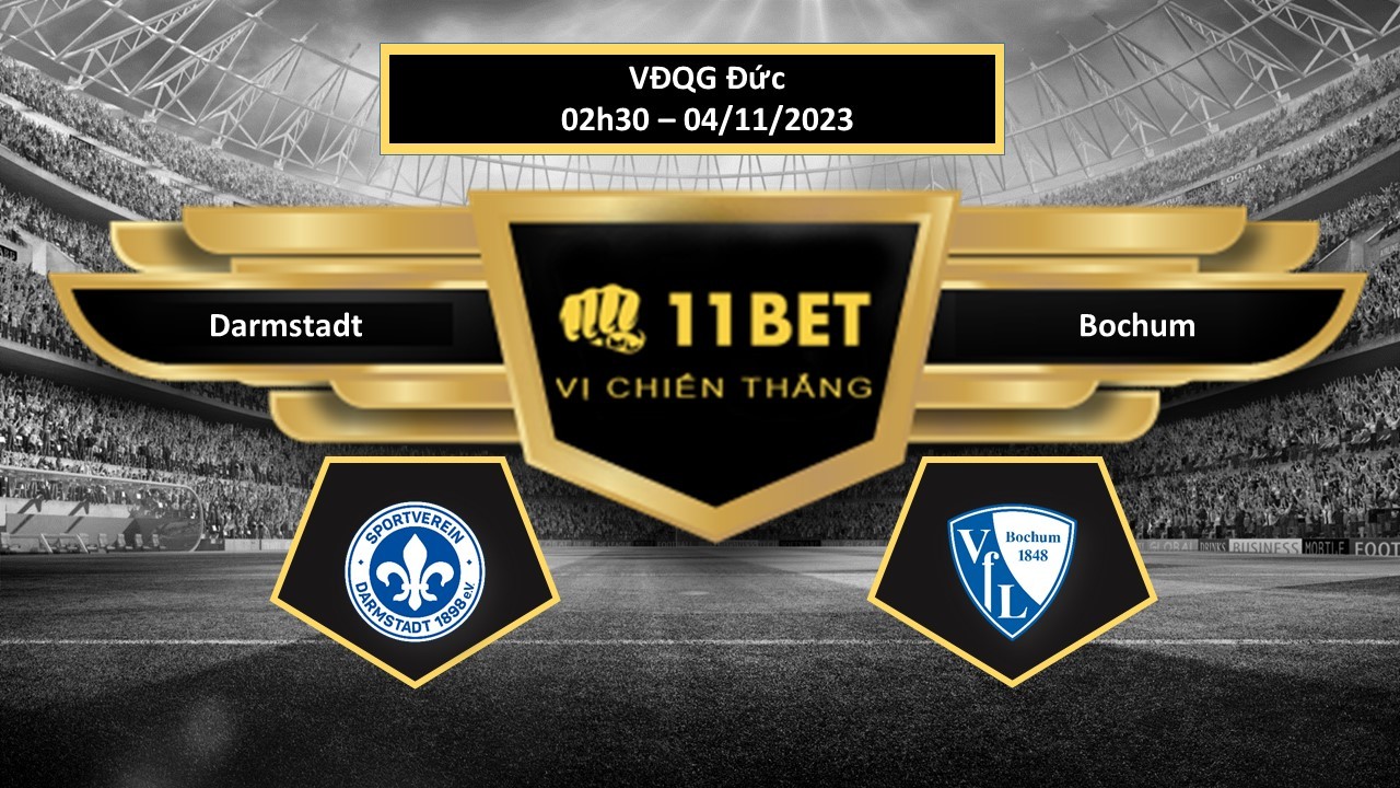 11BET Tip bóng đá Darmstadt vs Bochum, hôm nay 04/11/2023