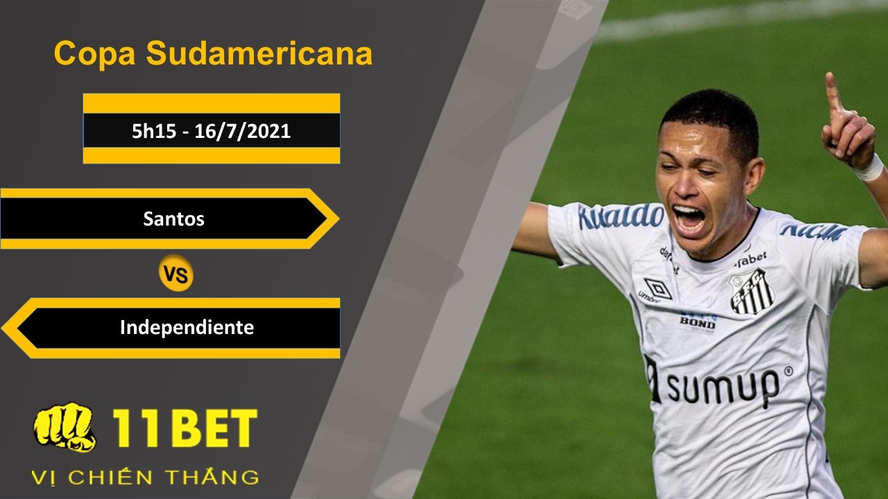 11BET Soi kèo Santos vs Independiente, 5h15, 16/7/2021
